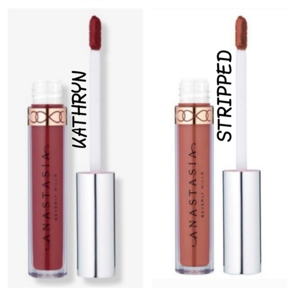 Anastasia Beverly Hills Liquid Lipstick Duo, Kathryn & Stripped NIB - Picture 3 of 10